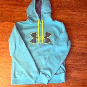 Under Armour Sweatshirt- Size Small- Bright Teal